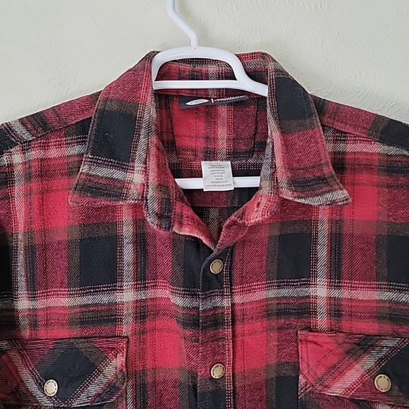 Vintage Polar King ~Heavy Weight~ Flannel Shirt ~snap Front~  2XL - Picture 2 of 11